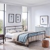 GDFStudio Carmine King Size Industrial Iron Platform Bed Frame - 4 of 4