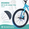 BestParts 26-Inch Freestyle Mountain Bike, Steel Frame, Shimano 7-Speed, Double Disc Brakes, Blue - 3 of 4