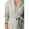 Casual Nights Womens Jersey Duster Short Robe - 4 of 4