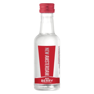 New Amsterdam Red Berry Flavored Vodka - 375ml Bottle