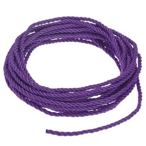 Unique Bargains Soft Polyester Decorative Cord Twisted Rope Trim 1 Pc - 1 of 4