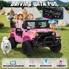 JOYRACER 24V 2-Seater Ride-On Jeep Style Car for Kids, Electric Ride-On Toys with Bluetooth, Music, USB & MP3 Port - 4 of 4