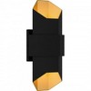 Quoizel Lighting Chasm 1 - Light Sconce in  Matte Black Gold - 3 of 4