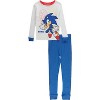 Sonic The Hedgehog Little/Big Boy's 4-Piece Cotton Pajama Set - 2 of 4