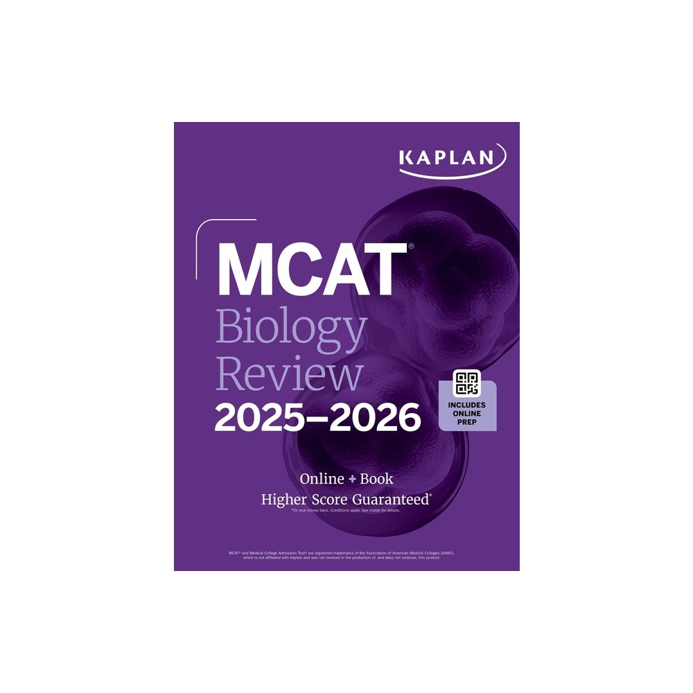 MCAT Biology Review 2025-2026 - (Kaplan Test Prep) by Kaplan Test Prep (Paperback)