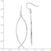 Black Bow Jewelry Large Ichthus (Fish) Dangle Earrings in Sterling Silver - 4 of 4