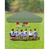 10x10 Pop Up Canopy Tent with 4 Sandbags & Carrying Bag Outdoor Canopy Tent with 3 Adjustable Heights - 4 of 4
