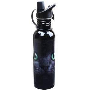 Just Funky Black Cat Water Bottle - 1 of 1
