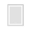 PAGED LED Bathroom Mirror with Front and Backlight, Wall Mounted Vanity Mirror with Aluminum Frame, Anti-Fog, Memory, 3 Colors - 4 of 4