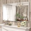 Apmir Rectangular Aluminum Alloy Framed and Tempered Glass Wall Bathroom Vanity Mirror in Matte Black/ Gold/ Silver/ Brown - 4 of 4