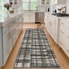 Indoor Modern Area Rugs Retro Striped Plaid Distressed Carpet For Living Room Bedroom Washable Soft Floor Mat Office Home Decor - 4 of 4
