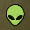 Dalix Alien Embroidery Washed Sweatsuit Set Hoodie Jogger Soft Fleece Relaxed Fit Lounge Mens - 2 of 4