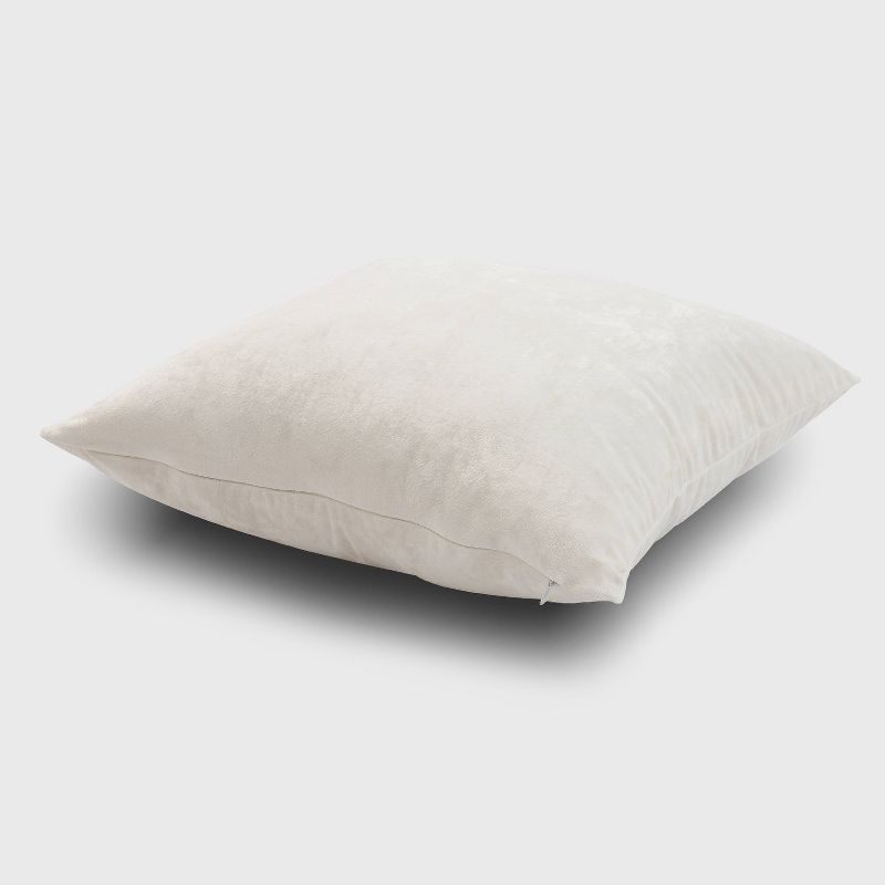 20"x20" Oversize Soft Crushed Velvet Square Throw Pillow - freshmint, 3 of 12