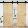 VidaXL Door NARVIK 37.4"x82.7" Solid Wood Pine - 3 of 4