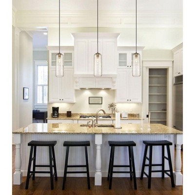 Monty Mid-Century Modern Brushed Nickel 1-Light Pendant