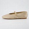 CUSHIONAIRE Women's Bistro Woven Mary Jane Flat +Memory Foam, Wide Widths Available - 2 of 4