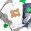 Simply Sage Market Women's Lucky Mama Retro Clovers Stacked Short Sleeve Graphic Tee - 2 of 4