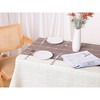 Unique Bargains Rustic Cotton Linen Waterproof Dinner Party Christmas Table Cover 1 Pc - 2 of 4