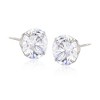 Ross-Simons 8.00 ct. t.w. CZ Stud Earrings in 14kt White Gold - 4 of 4