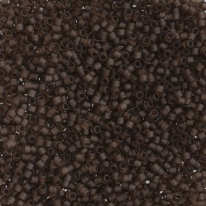 John Bead Miyuki Delica Bead 11/0 RD Dark Brown (DB0769) 5.2gms Vial - 1 of 1