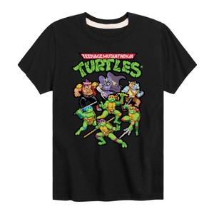 Boys' - Teenage Mutant Ninja Turtles - Pixel Gaming Group Short Sleeve Graphic T-Shirt - 1 of 4
