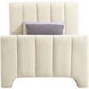 Meridian Furniture,Camila Chenille Fabric Bed - 2 of 4