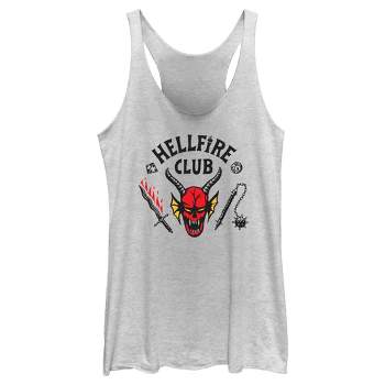 Women's Stranger Things Welcome to the Hellfire Club Racerback Tank Top
