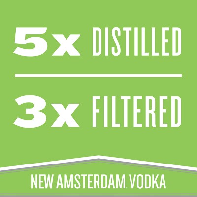 New Amsterdam Apple Flavored Vodka - 50ml Mini Bottle