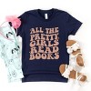 The Juniper Shop Pretty Girls Read Books Youth Short Sleeve Tee - 2 of 4