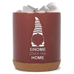 Elanze Designs Gnome Home Red X-Large Cork Bottom, Kitchen Counter, Ceramic Stoneware, Coffee, Tea and Hot Chocolate, Machine Brewing, K Capsule Pod - 1 of 1