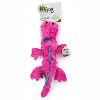 goDog Gators Squeaky Plush Dog Toy, Chew Guard Technology, Pink, Large - 4 of 4