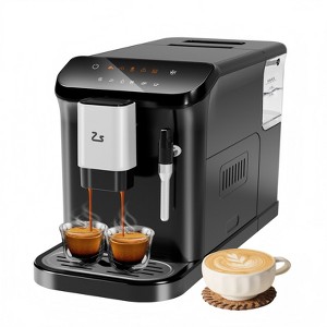 COZONY 20-Bar Espresso Maker with Grinder & Steam Wand, 1.5L Tank, 1-15 Grind Settings, Gift for Coffee Lovers - 1 of 4