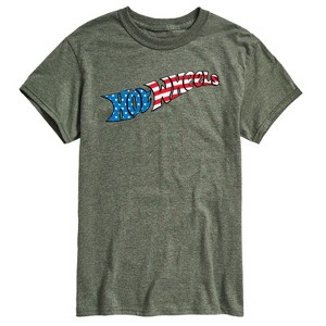Men's - Hot Wheels - Flag Logo Short Sleeve Graphic T-Shirt - 1 of 4