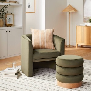 Vernon Upholstered Barrel Accent Chair - Threshold™ designed with Studio McGee - 1 of 4
