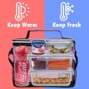 OPUX Insulated Lunch Box Men Women, Leakproof Soft Cooler Bag Work School Beach, Pail Tote Adult Kids Boys Girls - 2 of 4