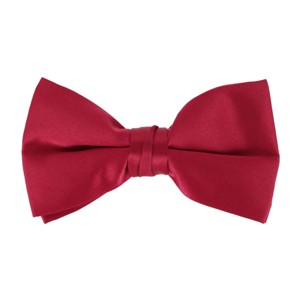 CTM Men's Satin Clip On Bow Tie - 1 of 2