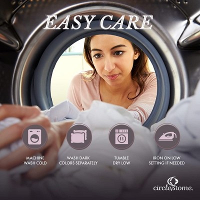 White Cotton Hypoallergenic Body Pillow Protector with Zipper Closure