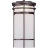 Possini Euro Design Theola Modern Outdoor Wall Light Fixture Bronze LED 16 1/4" Etched Glass Shade for Post Exterior Barn Deck House Porch Yard Patio - 3 of 4