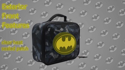 Safta Batman Night Thermos Breakfast Bag Black