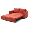 GDFStudio Kira 70'' Modern Convertible Teddy Upholstered Loveseat Bed - 4 of 4