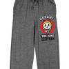 Doraemon Chibi Dorami Adult Gray Heather Sleep Pajama Pants - 2 of 4