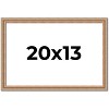 PosterPalooza | Deco Brown Picture Frame - UV Acrylic, Backing Board, Hanging Hardware Included - 2 of 4