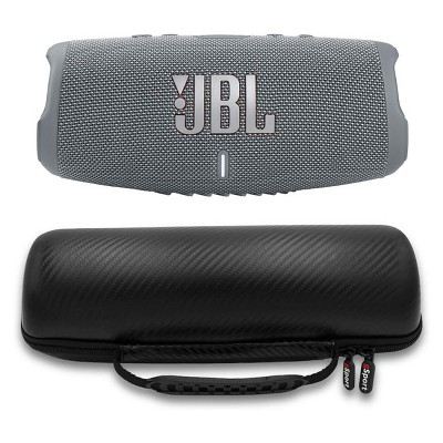 JBL Charge 5 Waterproof Portable Bluetooth Speaker with gSport Carbon Fiber Case