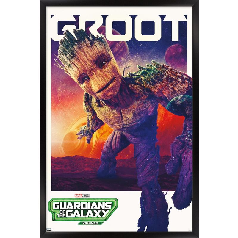 Trends International Marvel Guardians of the Galaxy Vol. 3 - Groot One Sheet Framed Wall Poster Prints, 1 of 7