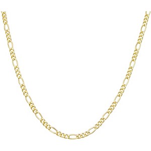 Giorgio Di Vicenza 14K Gold Over Sterling Silver 5.2mm Figaro Chain - 1 of 2