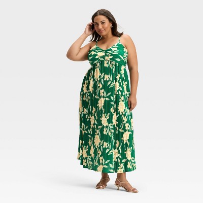 Women's Pleated Maxi Dress - A New Day™