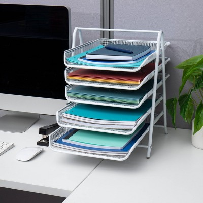 thumbnail image 2 of Mind Reader 5-Tier Paper Tray, Desktop Organizer, File Storage... 2 of 12