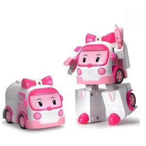 Robocar Poli 4" TRANSFORMING ROBOT - AMBER - 1 of 4