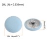 Unique Bargains Round Metal Sewing Cloth Covered Button 10 Pcs - 2 of 4