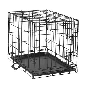 Pro Select Large Dog Crate, Black, Easy to Store, Clean, and Use - 1 of 4